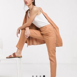 Asos Design Revolve Linen Blazer and Pants Set Size 0 XS
